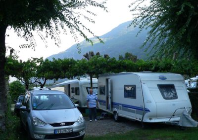 Südtirol 2012, am Campingplatz