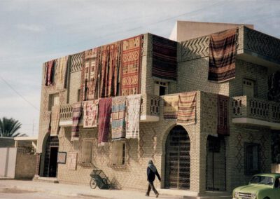 Tunesien 1992, Tozeur, Teppichhändler
