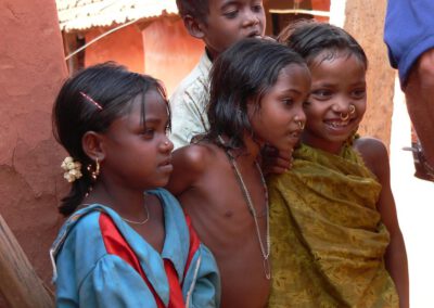 Zentral-Indien 2009, Paroja-Dorf, Kinder