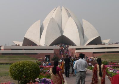 Zentral-Indien 2009, Delhi, Lotus-Tempel