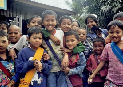 Burma 2001,2002, Kinder in Mandalay