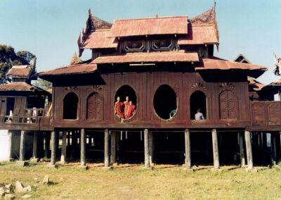 Burma 2001,2002, Shwe Yaunghwe Kyaung (Kloster), Inle Lake
