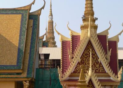 Kambodscha 20113, Phnom Penh, Areal der Silberpagode u. des Königspalastes