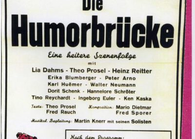 Simpl Plakat "Die Humorbrücke"