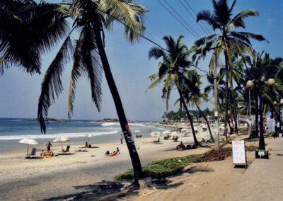 Süd-Indien 2004, Strand von Kovalam