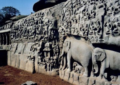 Süd-Indien 2004, Mahabalipuram, Arjunas Penance