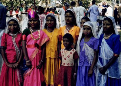 Süd-Indien 2004, Prozession in Thekkady