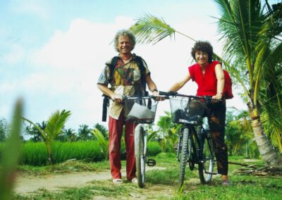 Bali 1991, per Rad durch die Umgebung von Ubud